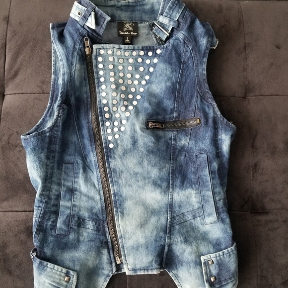 Double zero Jean vest - Picture 2 of 3